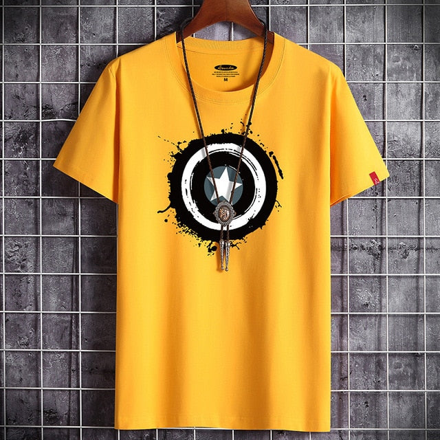 Men Anime Fitness O Neck Man T-shirt