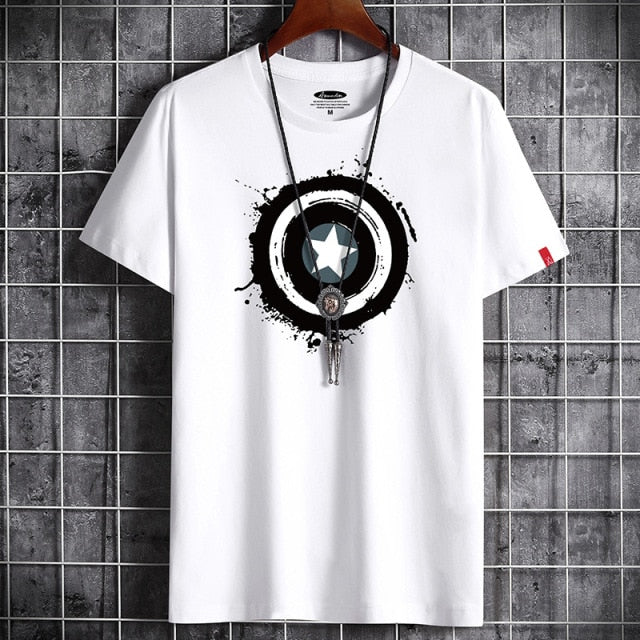 Men Anime Fitness O Neck Man T-shirt