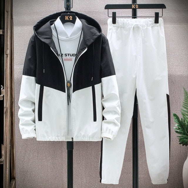 Casual Hoodies Jackets + Pants Two Piece Sets Sports Suit