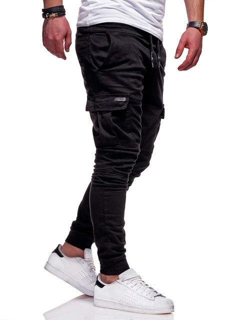 Casual Jogger Multi-pockets Sweatpants