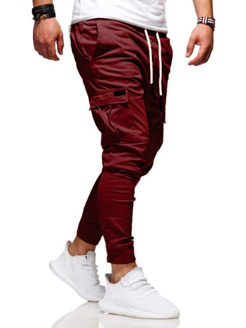 Casual Jogger Multi-pockets Sweatpants
