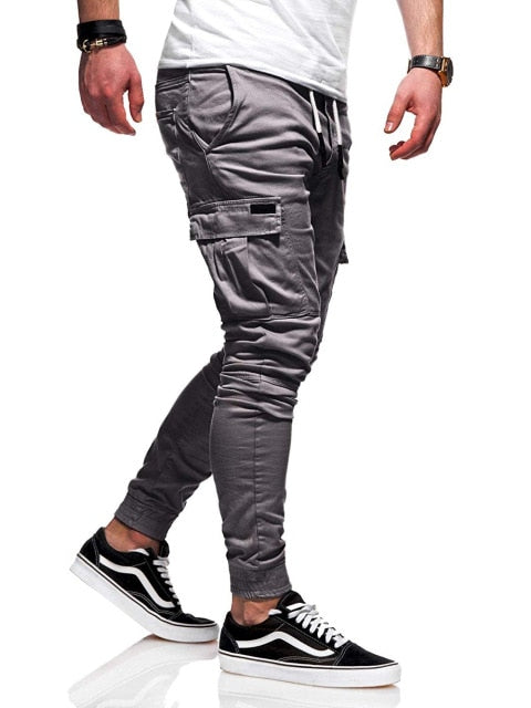 Casual Jogger Multi-pockets Sweatpants