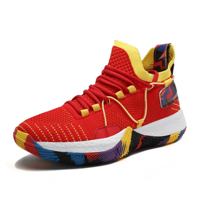 Men Breathable Shockproof High Top Sneakers