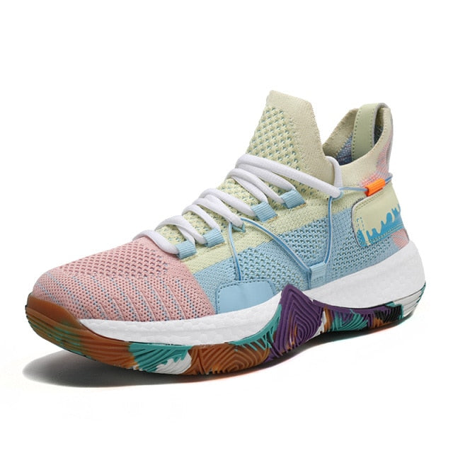 Men Breathable Shockproof High Top Sneakers