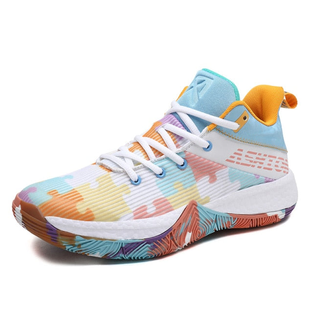 Men Breathable Shockproof High Top Sneakers