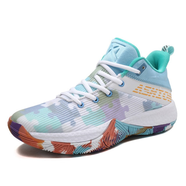 Men Breathable Shockproof High Top Sneakers
