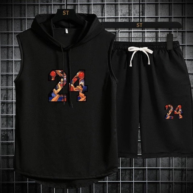Men's T-shirt + Shorts Tracksuit