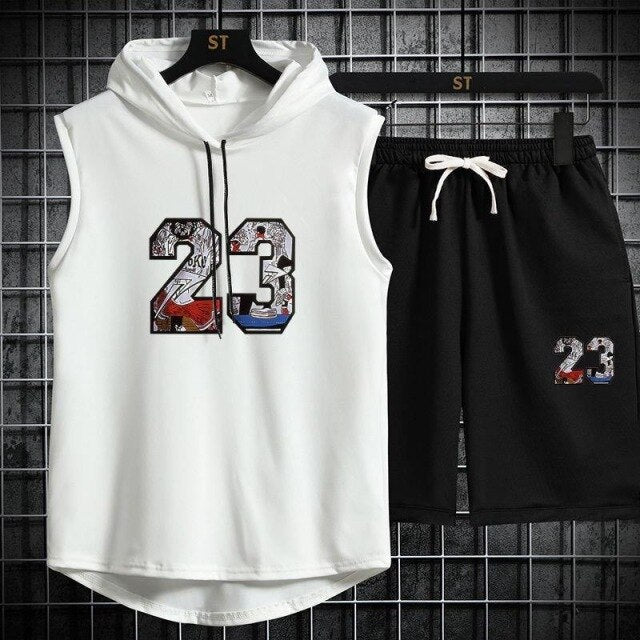 Men's T-shirt + Shorts Tracksuit