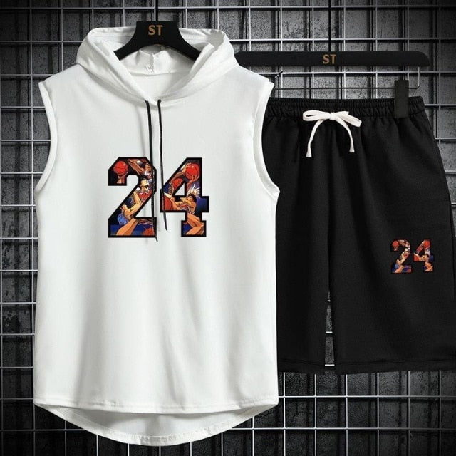 Men's T-shirt + Shorts Tracksuit
