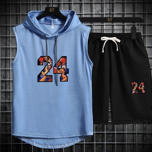 Men's T-shirt + Shorts Tracksuit