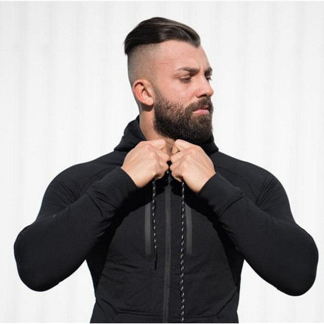 Men Hoodies Gym Sport Hoodie Sweatshirt