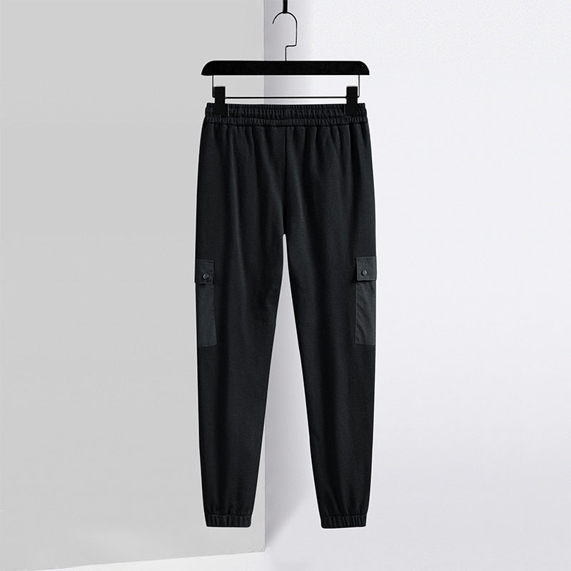 Men Streetwear Letter Printed Sweatshirts + Pants Tracksuit