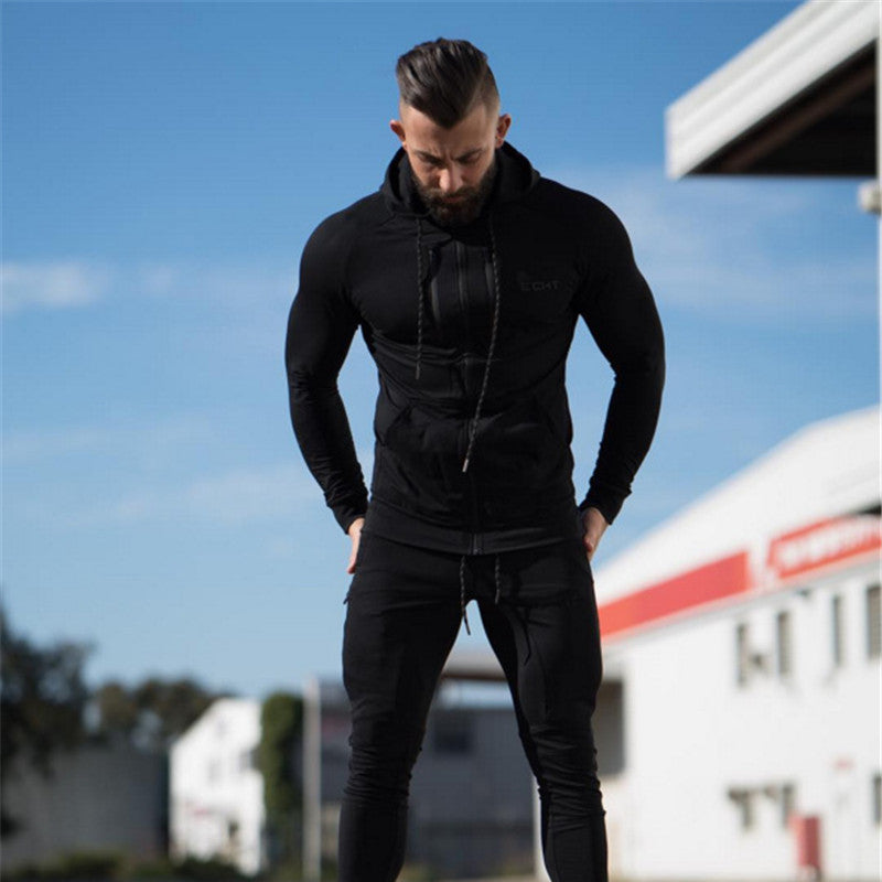 Men Hoodies Gym Sport Hoodie Sweatshirt