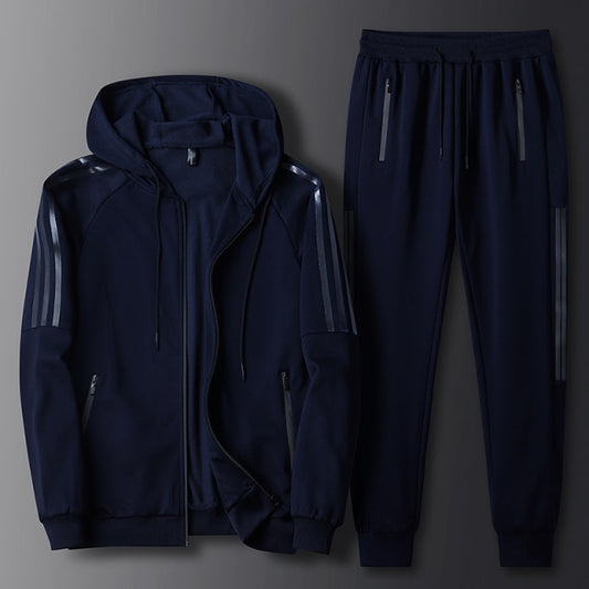 Casual Men Hoodie + Sweatpants Jogging Tracksuit