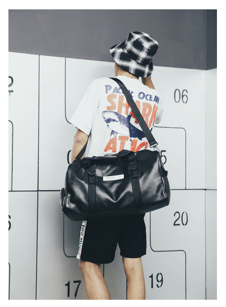Leather Waterproof Large Sport Handbag