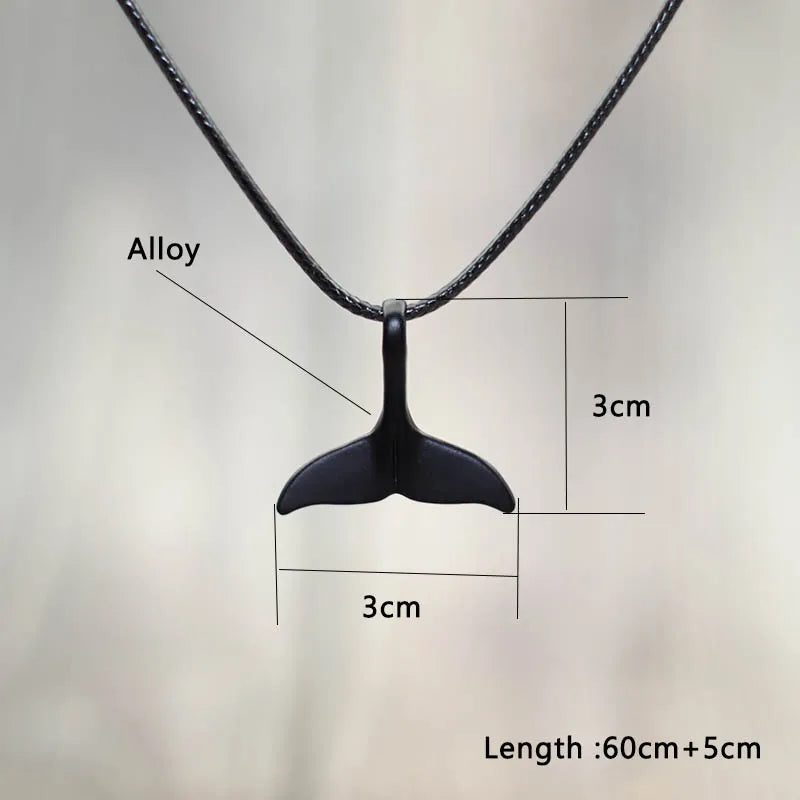 Whale Tail Pendant Necklace
