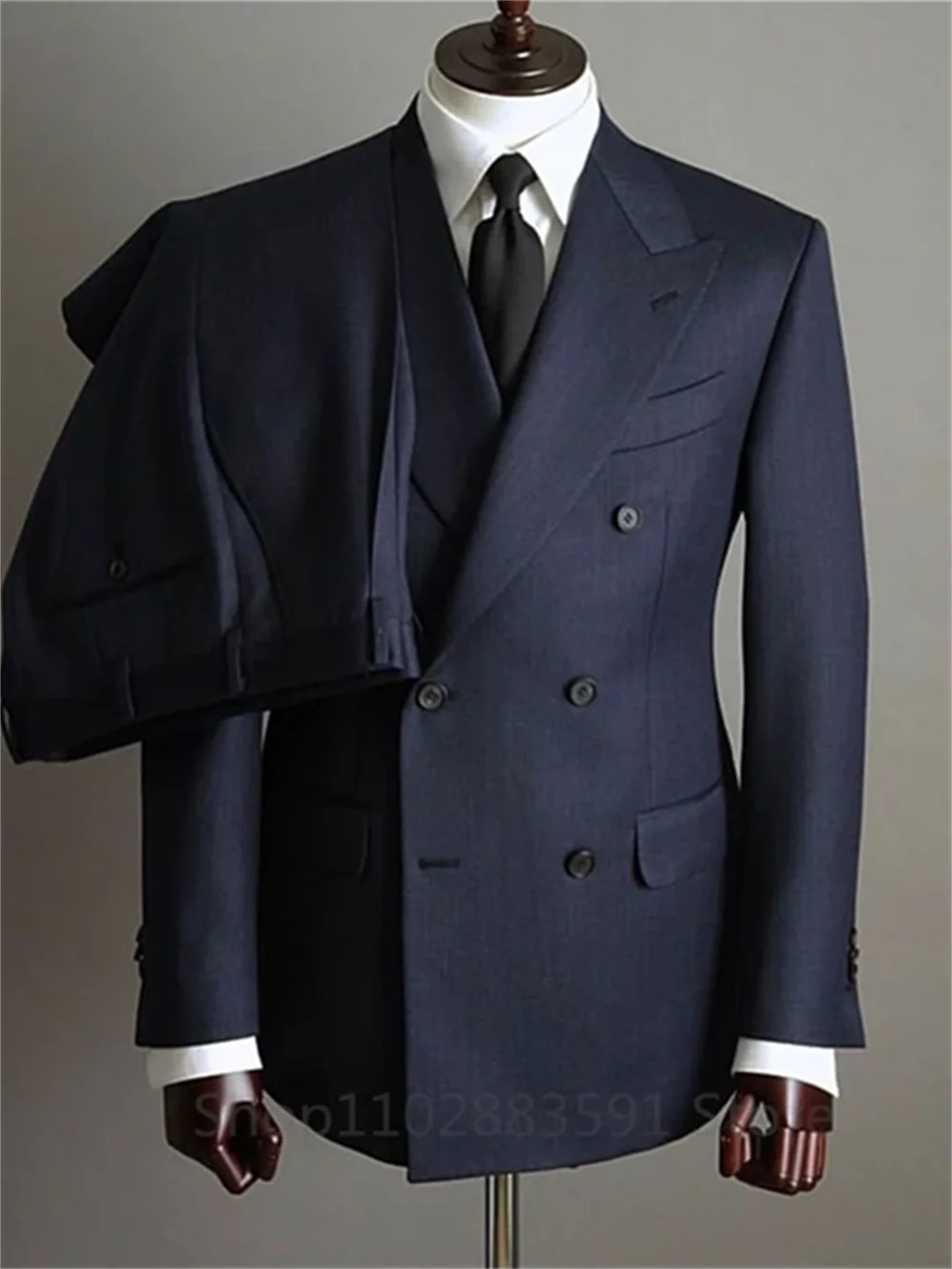 Double Breasted 2 Pieces Groom Tuxedo