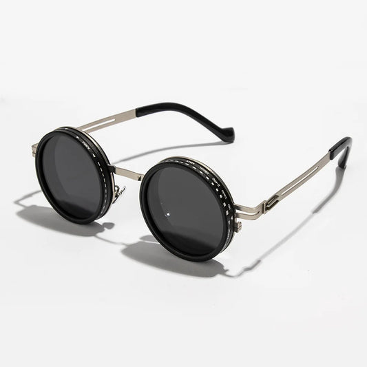 Polarized Round Adjustable Dimming Sunglasse
