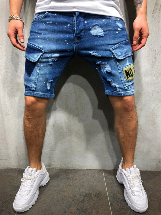 FC Slim Fit Denim Shorts