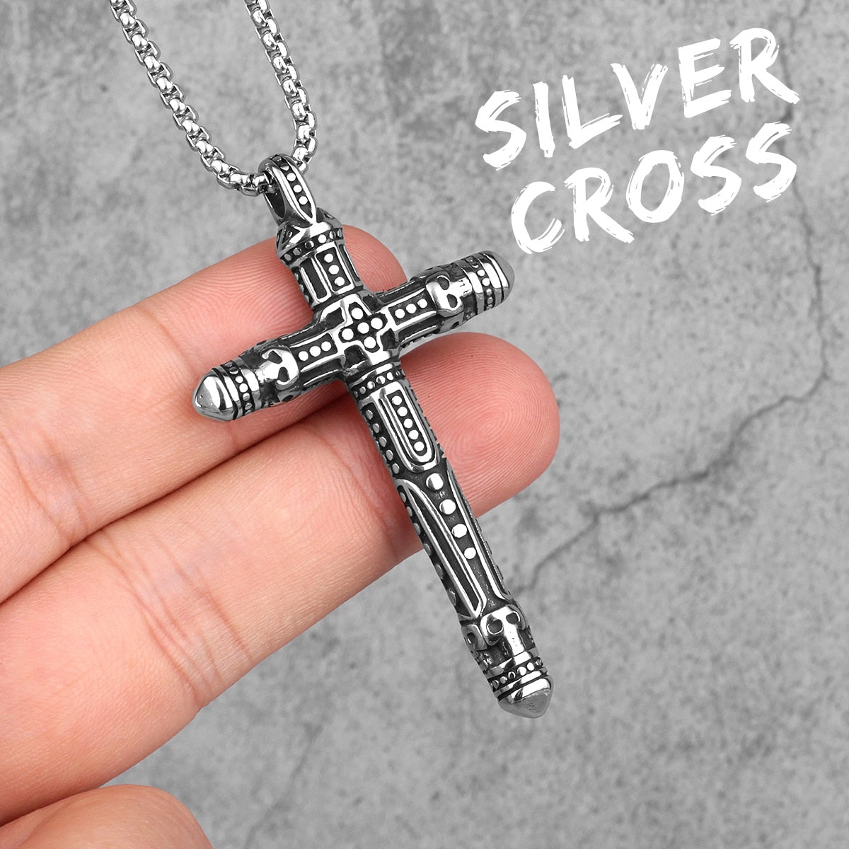FC Cross Pendant Necklace