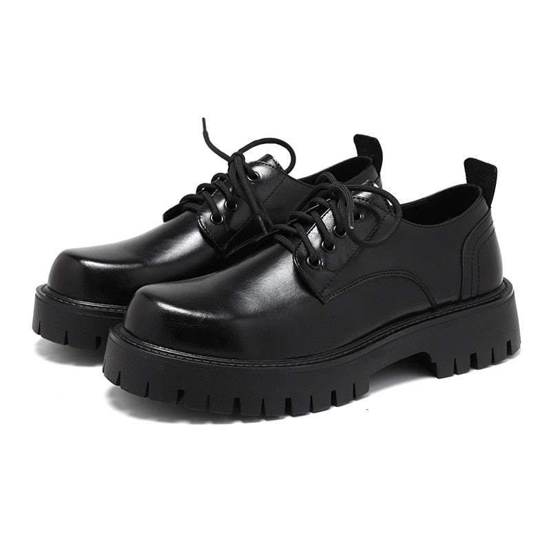 Fitt Curvvy Platform Leather Shoes