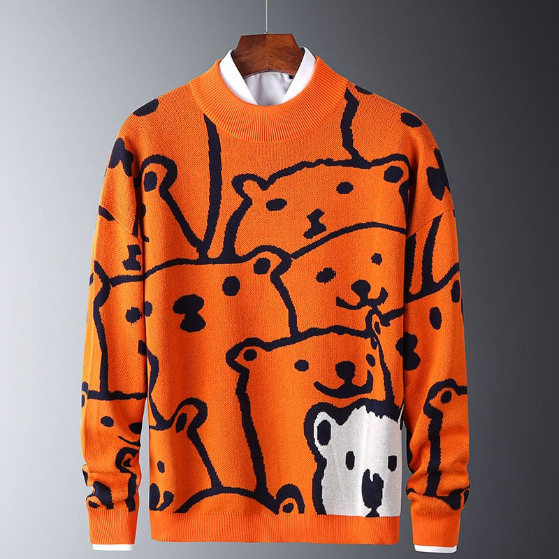 Bear Pattern Sweaters