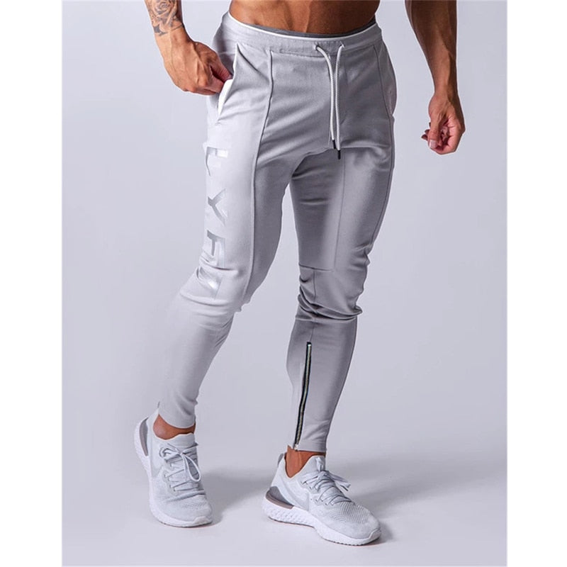 Fashion Printed muscle men's fitness training pants