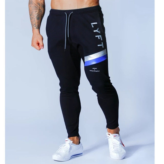 Fashion Printed muscle men's fitness training pants