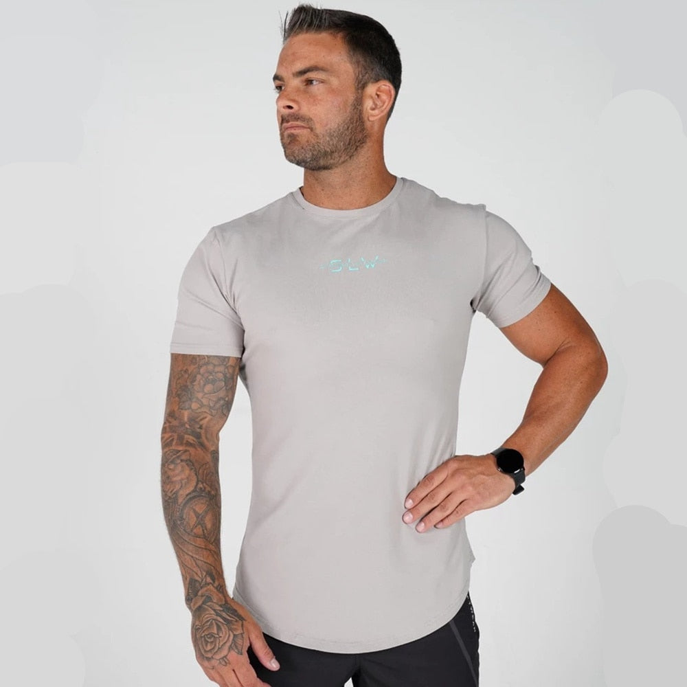 Black Casual Workout T-shirt