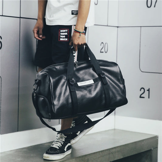 Leather Waterproof Large Sport Handbag