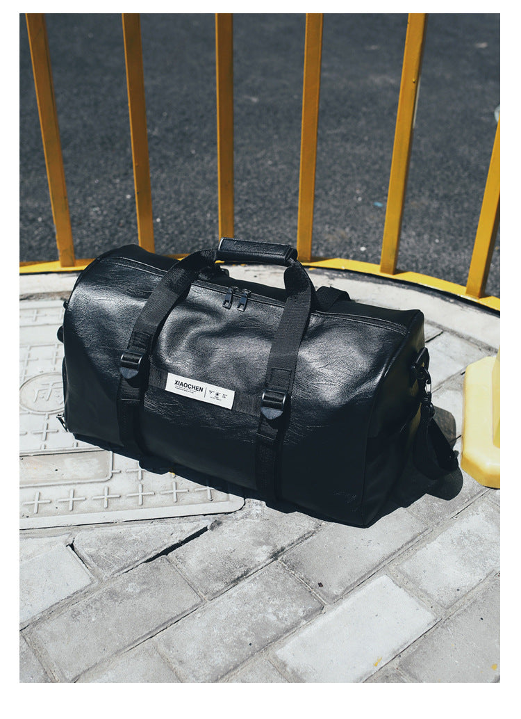 Leather Waterproof Large Sport Handbag